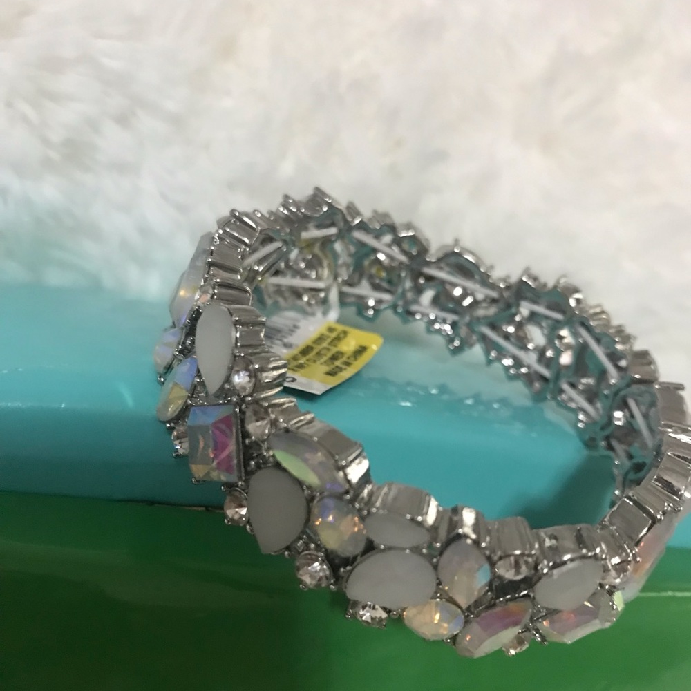 INC. stretch bracelet with crystal stones